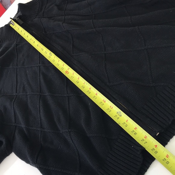 Oscar De La Renta Mens Full Zippered Sweater - Picture 5 of 8